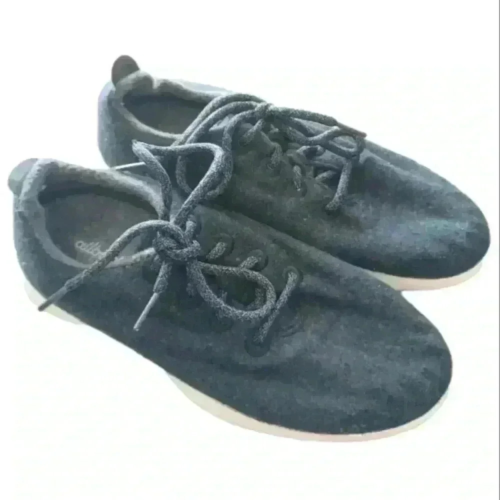 Allbirds Womens Dark Gray Wool Runner 9
